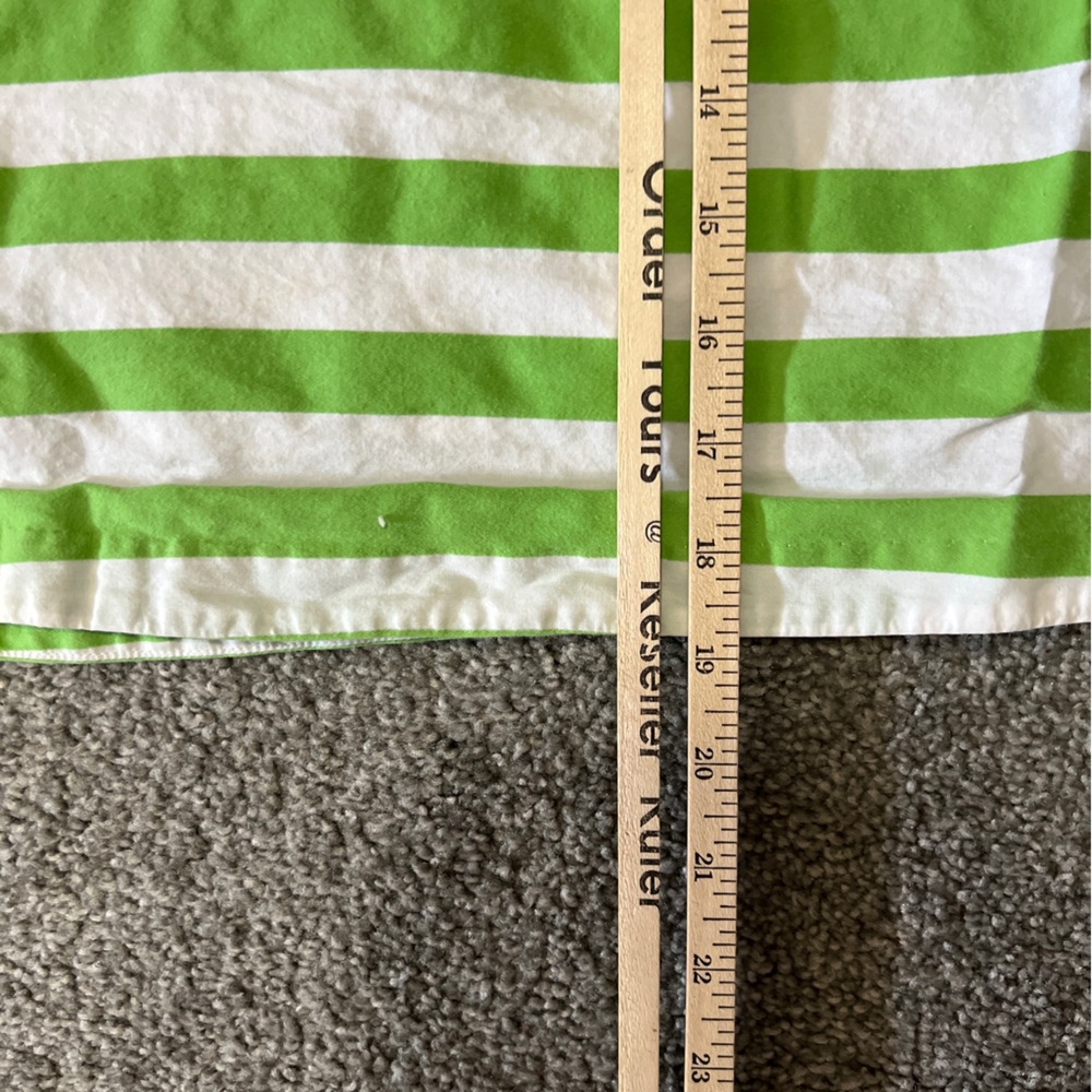 Janie and Jack dress girls 2T green white stripes sleeveless classic summer - Picture 11 of 13
